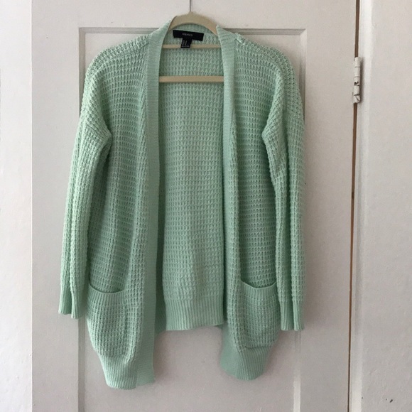 Mint green cardigan sweater Clearance